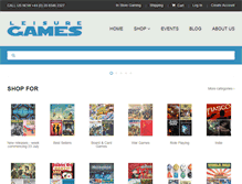 Tablet Screenshot of leisuregames.com